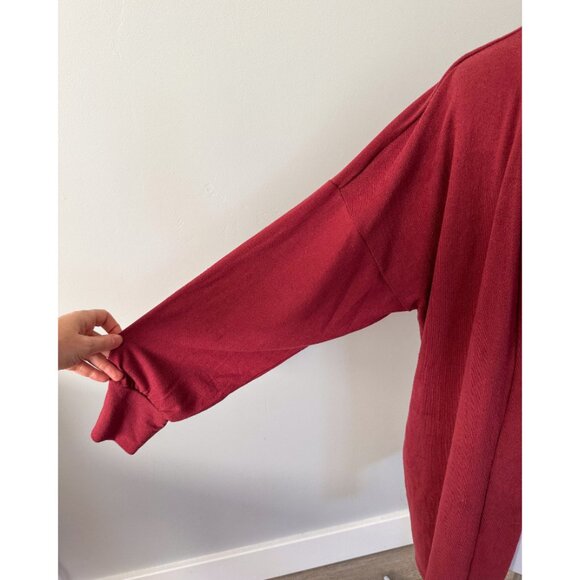 Philosophy Burgundy Cardigan - Size 3X - Picture 8 of 10